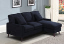 Blake 2pc Sectional - Black - The Fine Furniture
