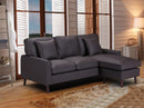 Blake 2pc Sectional - Brown Leather - The Fine Furniture