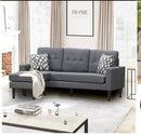 Zuma Sectional - Black/Grey - The Fine Furniture