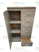 Memphis 7pc Bedroom Set - Single/Double/Queen/King - The Fine Furniture