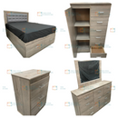 Memphis 7pc Bedroom Set - Single/Double/Queen/King - The Fine Furniture