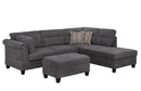 Hope Sectional - Grey - The Fine Furniture