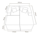 Zola Sectional - Taupe - The Fine Furniture