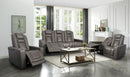 Vivian 3 Pc Recliner Sofa Set - Grey - The Fine Furniture