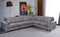 Bruce Sectional - Grey - The Fine Furniture