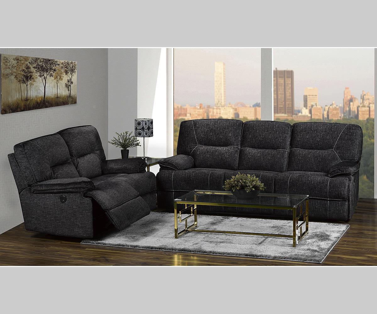 Darwin 3 Pc Recliner Sofa Set - Grey