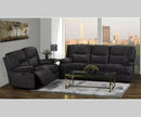 Darwin 3 Pc Recliner Sofa Set - Grey - The Fine Furniture