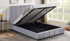 Frankfurt Lift top Storage Bed Grey - Queen - The Fine Furniture
