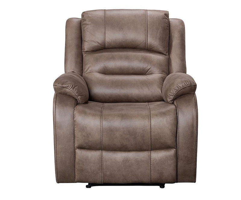 Larissa Recliner Set - Caramel Brown