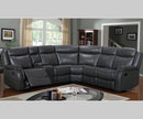 Neoma Recliner Sectional - Grey - The Fine Furniture