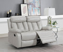 Merrion 3 Pc Recliner Sofa Set - Beige - The Fine Furniture