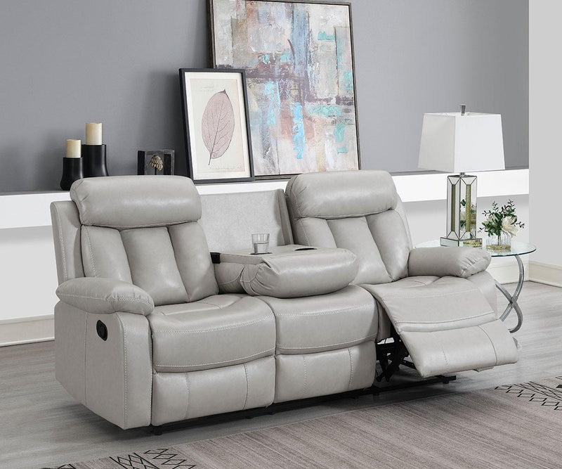 Merrion 3 Pc Recliner Sofa Set - Beige - The Fine Furniture