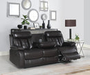 Merrion 3 Pc Recliner Sofa Set - Brown - The Fine Furniture