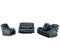 Kale 3 Pc  Recliner Sofa Set - Charcoal Grey - The Fine Furniture