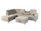 Aleena Sectional - Beige - The Fine Furniture