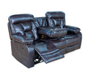 Gaston 3pc Recliner Set- Dark Brown