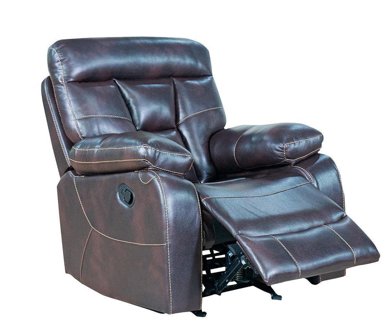 Gaston 3pc Recliner Set- Dark Brown
