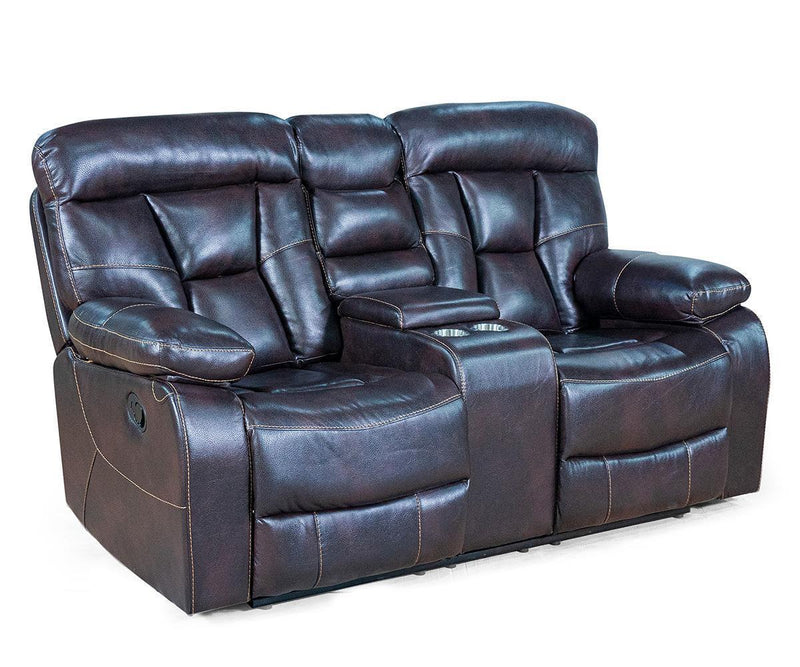 Gaston 3pc Recliner Set- Dark Brown