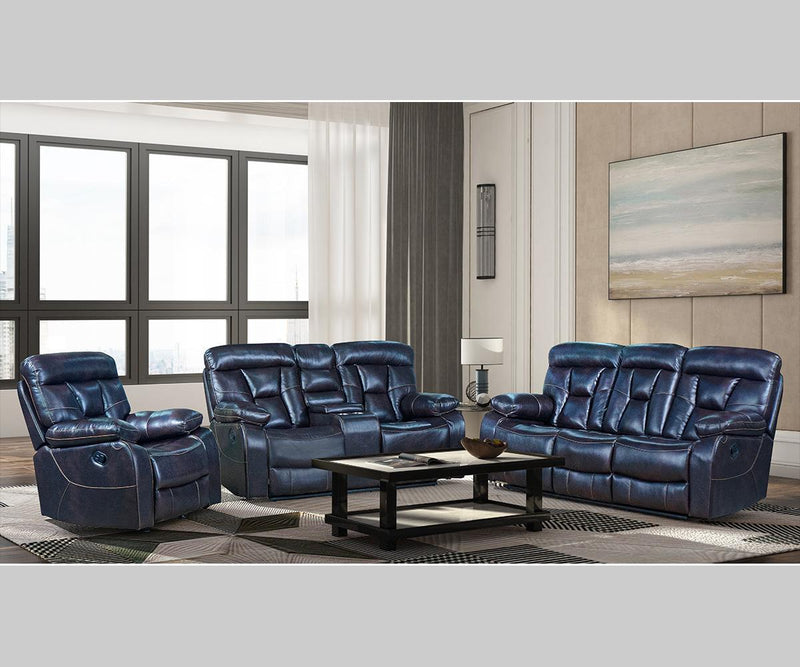Gaston 3pc Recliner Set- Dark Brown