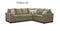 Burrow 2pc Sectional - Grey/White/Brown/Green/Red