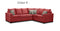 Burrow 2pc Sectional - Grey/White/Brown/Green/Red