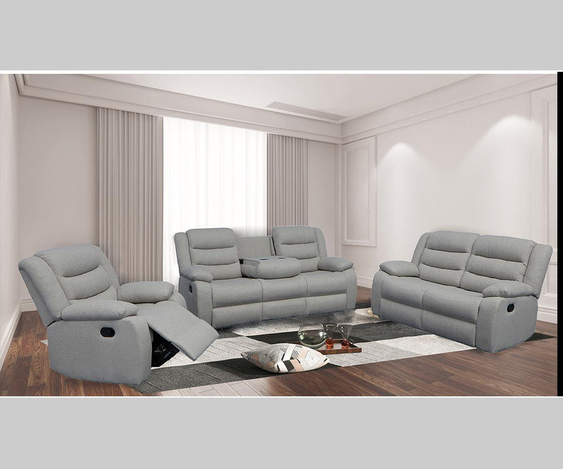 Rowan Recliner Set - Grey - The Fine Furniture