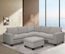 Kaden Sectional - Grey - The Fine Furniture