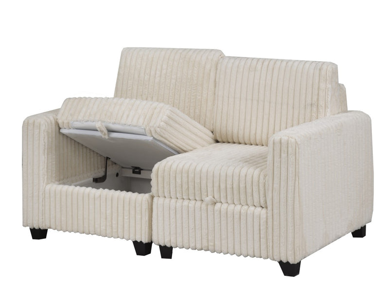 Lotus Sectional - Beige - The Fine Furniture