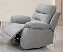 Calypso 3pc Power Recliner Set - Grey Fabric