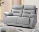 Calypso 3pc Power Recliner Set - Grey Fabric