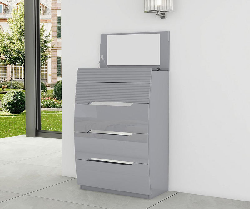 Lessie Bedroom Set - Cool Grey