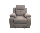 Jemma 3pc Recliner Set - Grey Fabric