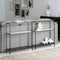 Bodhi Console Table - Antique Gold and Black - The Fine Furniture