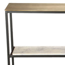 Bodhi Console Table - Antique Gold and Black - The Fine Furniture