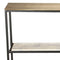 Bodhi Console Table - Antique Gold and Black - The Fine Furniture