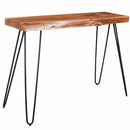 Rory Console Table - Natural and Black - The Fine Furniture