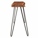 Rory Console Table - Natural and Black - The Fine Furniture