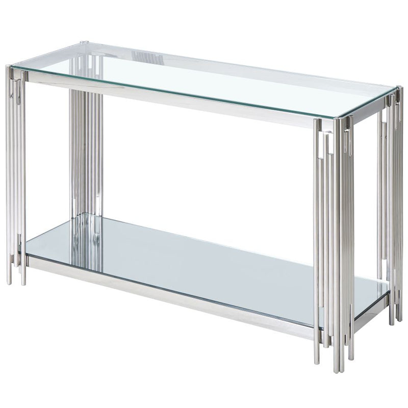 Ambrose Console Table - Silver - The Fine Furniture