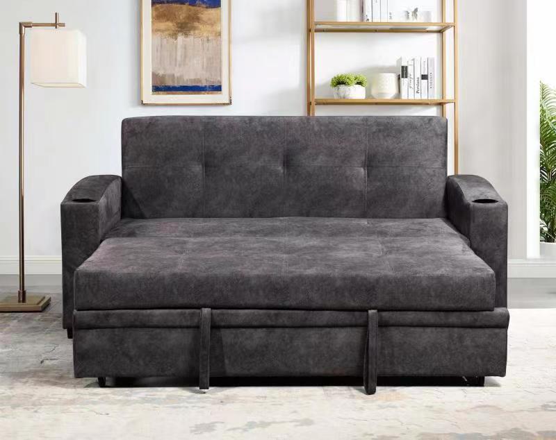 Grover Pullout Sofa Bed - Black - The Fine Furniture