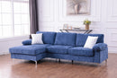 Dresden Sectional - Blue - The Fine Furniture