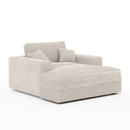 Pheonix Lounger - Beige - The Fine Furniture