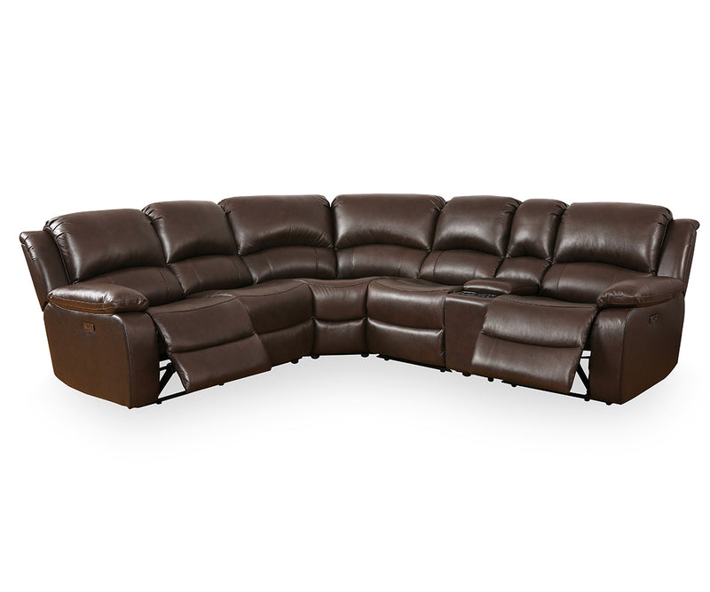 Jeffery Sectional - Brown