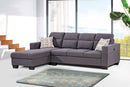 Ferris Sectional With Storage - Grey - The Fine Furniture