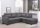 Magnolia Sectional Sofa Bed- Grey - The Fine Furniture