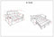 Esma Sofa Bed - Grey/Beige - The Fine Furniture