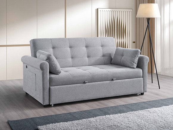 Ximena Sofa Bed - Grey- 70" - The Fine Furniture