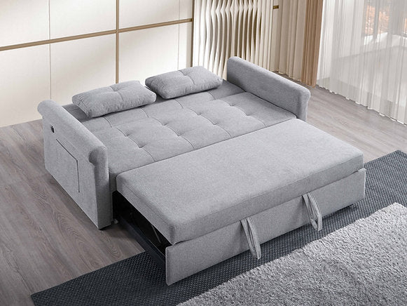 Ximena Sofa Bed - Grey- 70" - The Fine Furniture