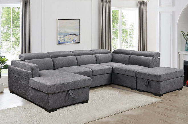 Alani Sectional - Grey