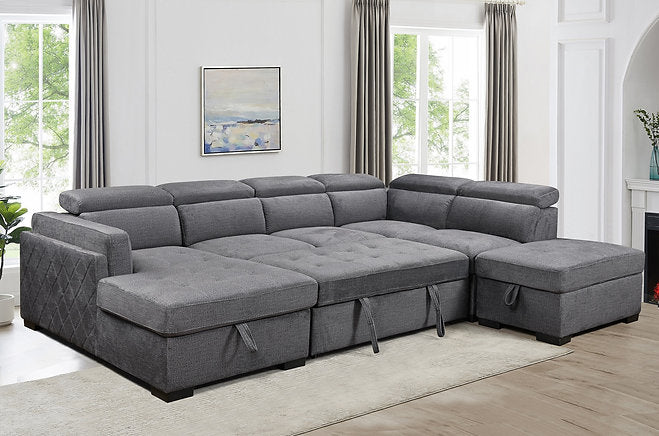 Alani Sectional - Grey