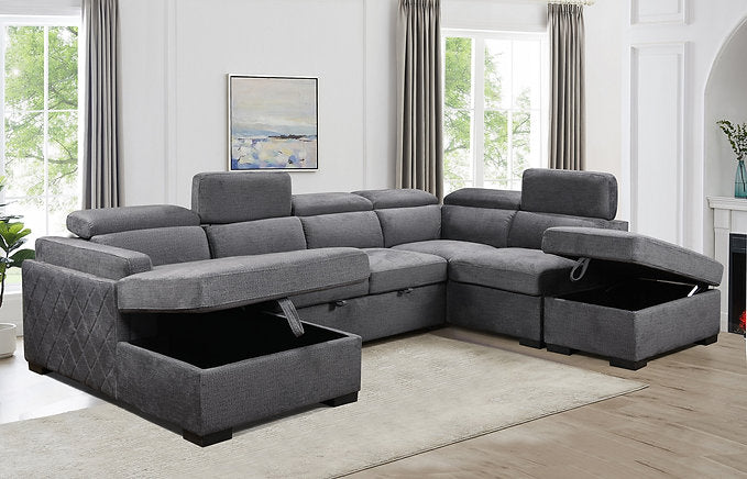 Alani Sectional - Grey